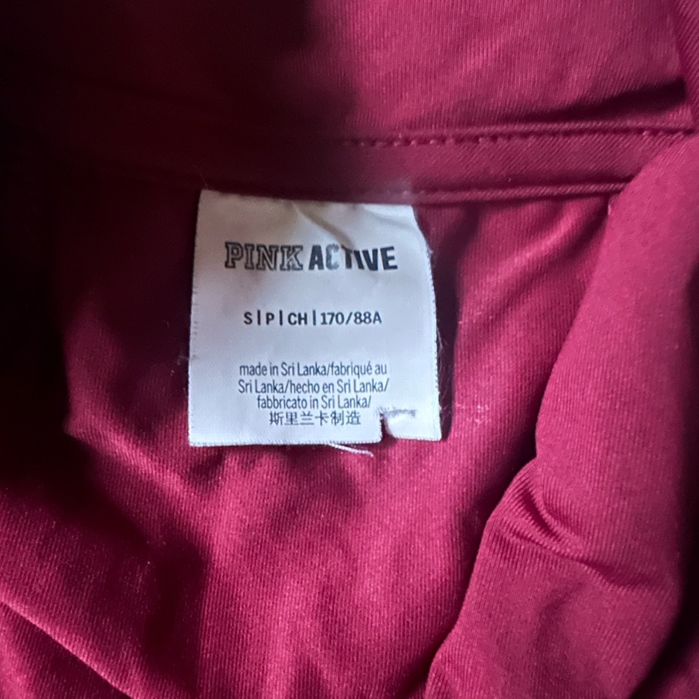 Pink Active Maroon Top